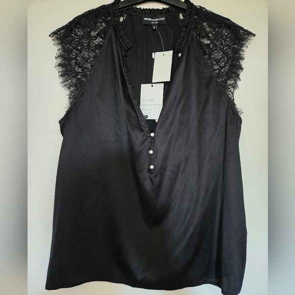 GENERATION LOVE BRIGITTE LACE BLOUSE - Picture 1 of 8